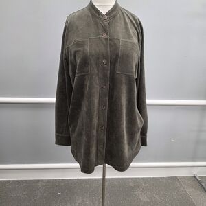 Lands' End Dark Olive Utility Jacket